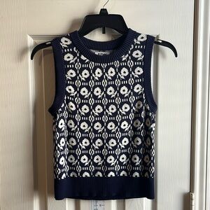 Patterned Sweater Vest!